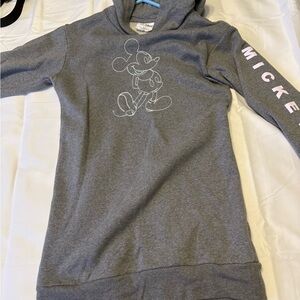 GAP Gray Hoodie with Mickey Mouse Design
